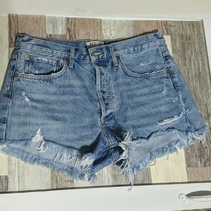 Agolde denim shorts-like new